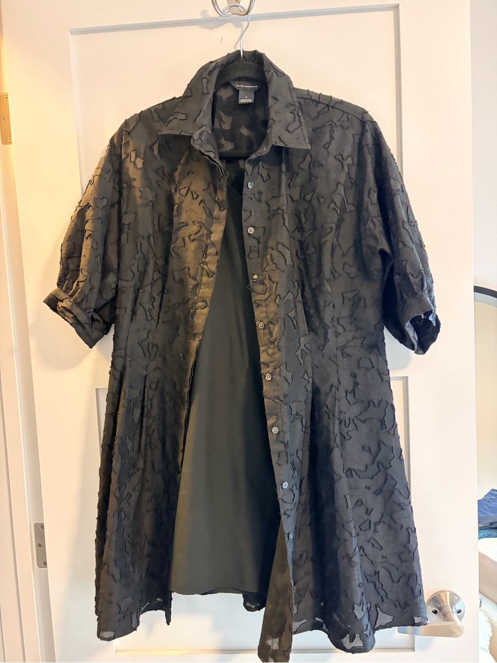 Club Monaco Button up Dress, Size 6